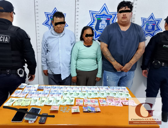 Detienen a tres personas por asalto violento a adulto mayor en Huamantla