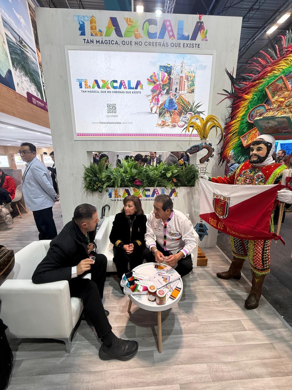 Agencia EFE destaca presencia de la gobernadora de Tlaxcala en FITUR