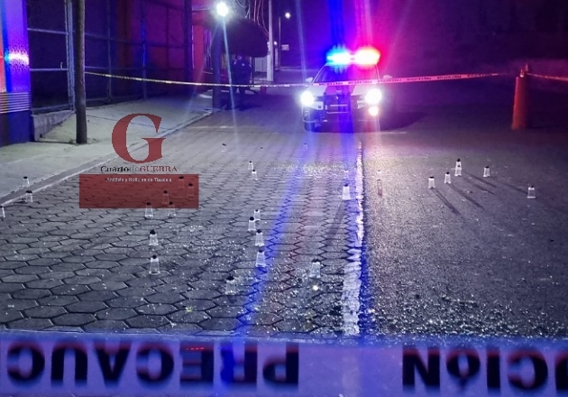 En Chiautempan, comando armado ataca a dos personas tras persecución