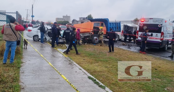 Mueren cuatro hombres tras fatal choque en Sanctórum