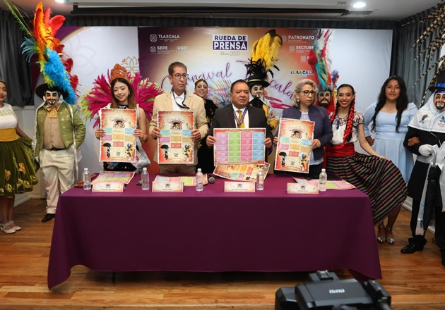 Autoridades presentan el Carnaval Tlaxcala 2025