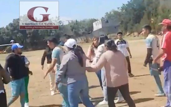 Protagoniza presidente de comunidad de Venustiano Carranza, Tocatlán, riña tras partido de futbol en Xaloztoc