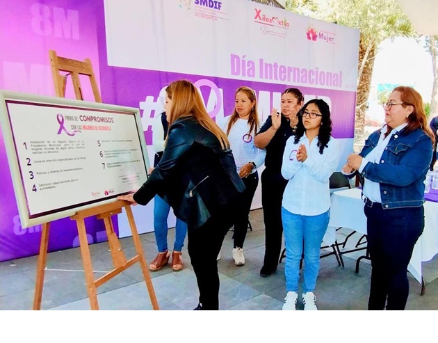 Asume Yazmín Jiménez Rugerio compromisos en favor de mujeres y niñas de Xiloxoxtla