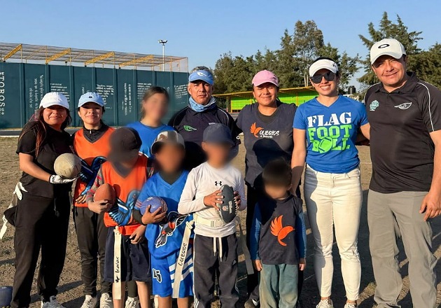 Atrae la clínica deportiva de tochito bandera a atletas de la región convocados por el gobierno de Huamantla