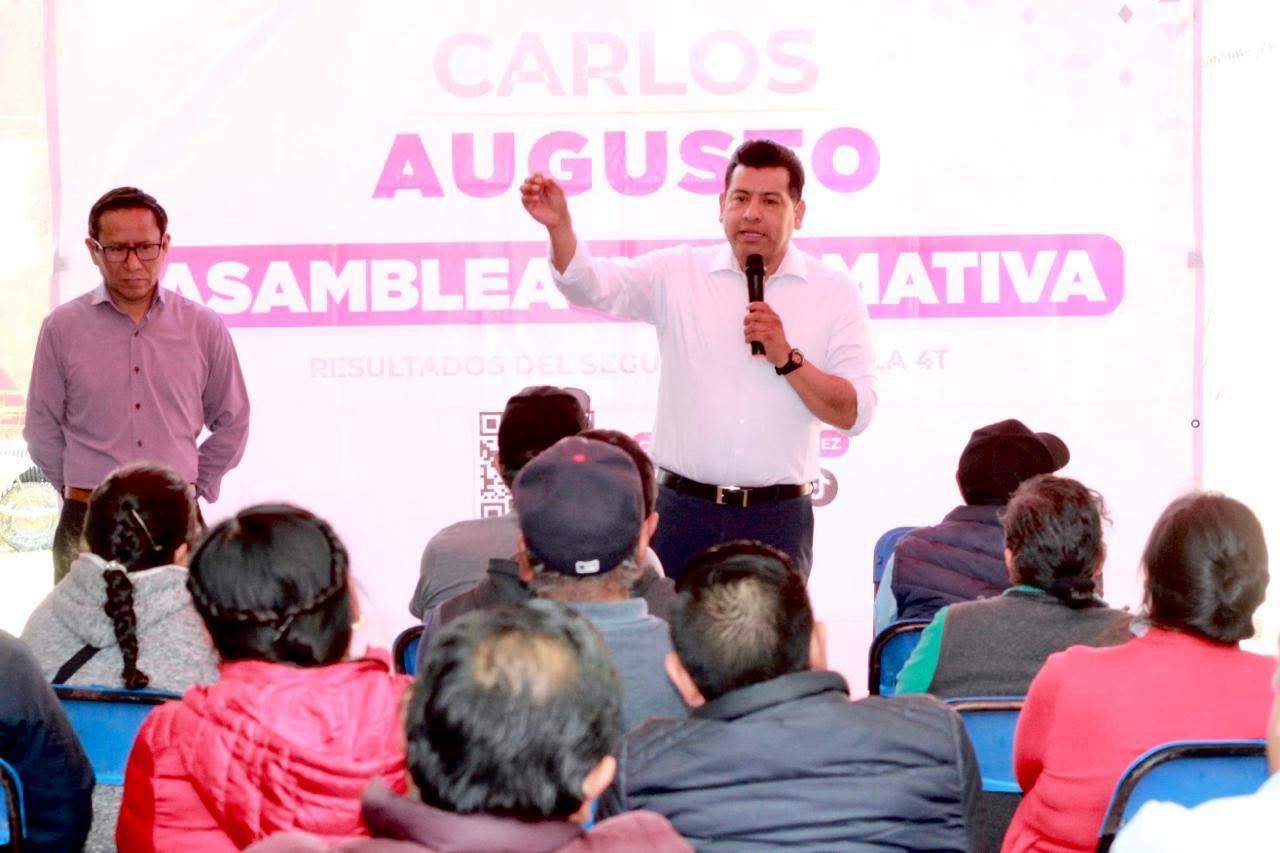 La Cuarta Transformación cumple al pueblo trabajador: Carlos Augusto