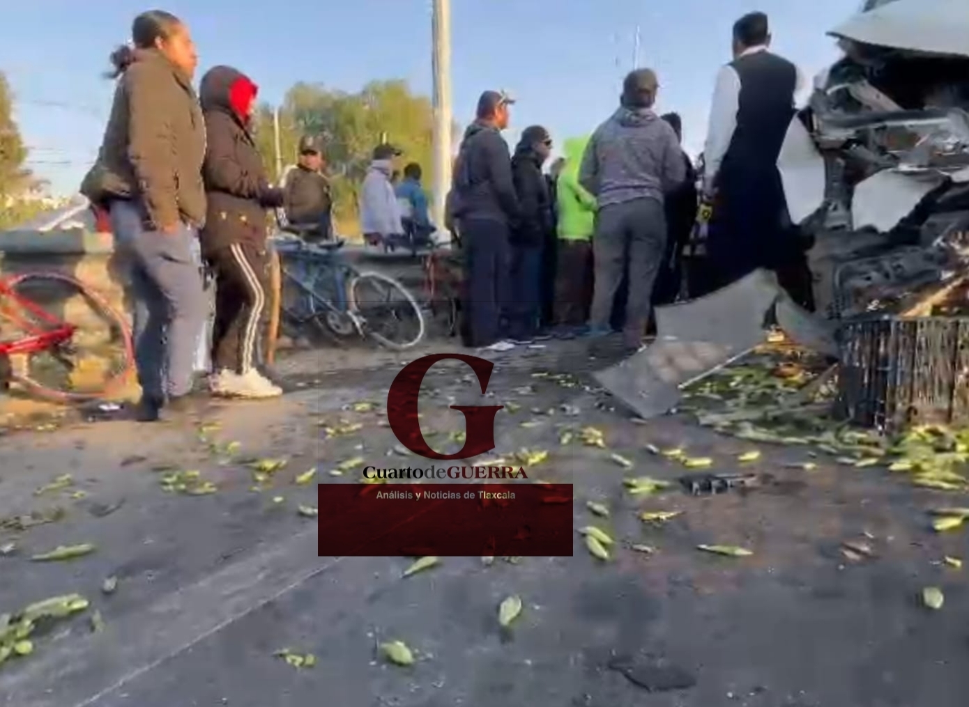 Peregrinos tlaxcaltecas sufren accidente en Periférico Ecológico de Puebla