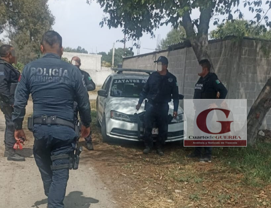 Comando armado roba armas a policías estatales en Zacatelco
