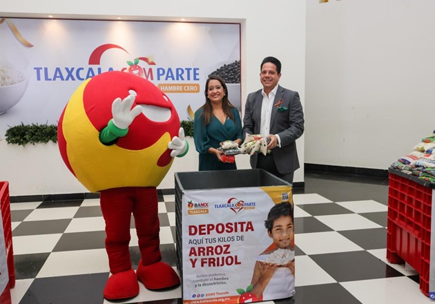 Arranca campaña ‘Tlaxcala Comparte Hambre Cero’ para combatir carencia alimenticia en familias vulnerables