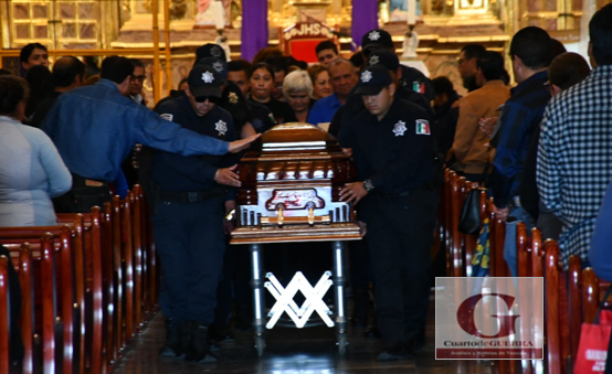 Último adiós al policía municipal Aristeo Gómez, héroe caído en cumplimiento del deber