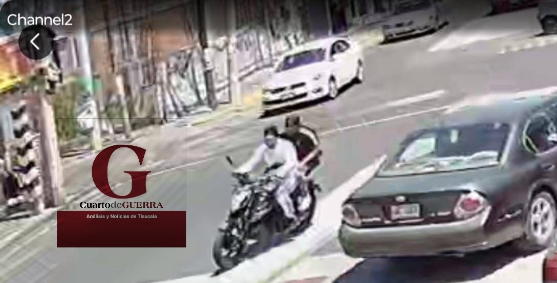 Ola de robos violentos de motocicletas en Tlaxcala: al menos cuatro incidentes en menos de 24 horas