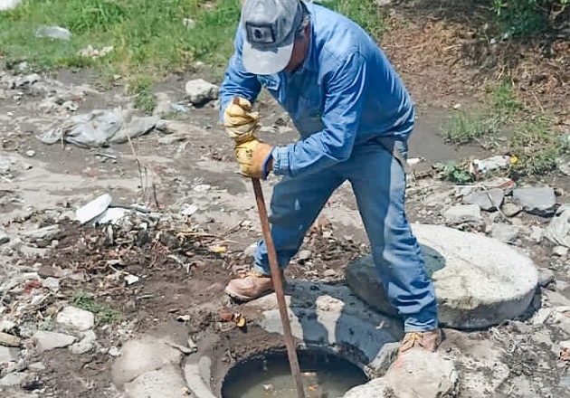 Da Capamh mantenimiento continuo y logra mejoras en el suministro de agua y drenaje en Huamantla