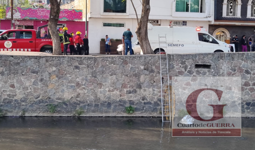 Masculino pierde la vida al caer al Río Zahuapan