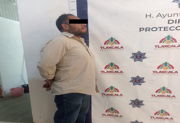 Detiene Policía de Tlaxcala de Xicohténcatl a sujeto por intento de robo de vehículo