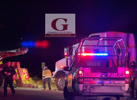 Recuperan tractocamión robado y detienen a sospechoso en Calpulalpan