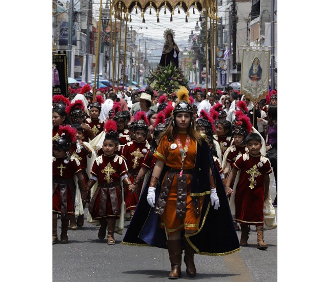 Saldo blanco registra Viacrucis en Chiautempan