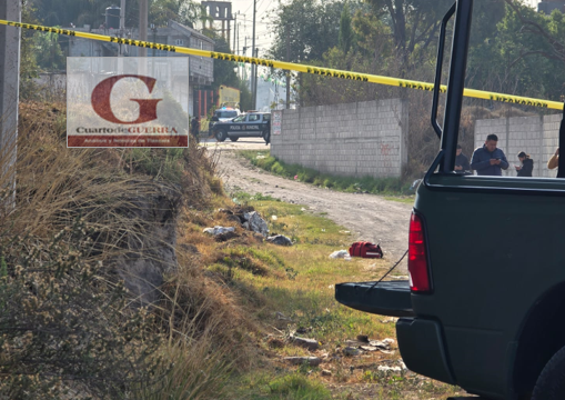 Hallan en la vía pública feto humano en San Pablo del Monte tras calcinamiento de una persona dentro de vehículo