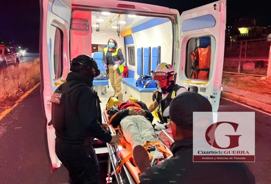 Fatal accidente de tránsito en la carretera Puebla-Tlaxcala; mujer pierde la vida en el hospital