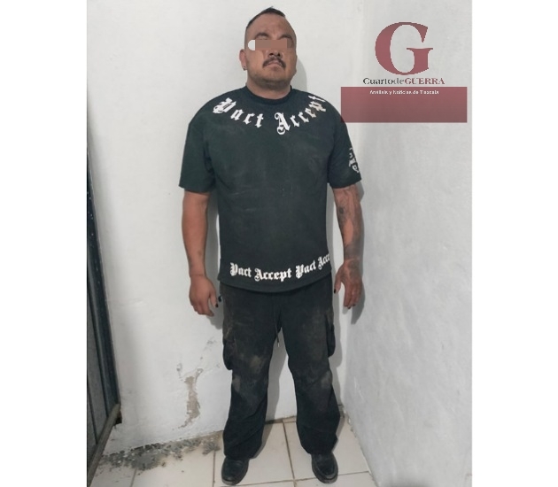 Detienen en flagrancia a tres hombres  por robo a tractocamión y posesión de arma en Cuapiaxtla