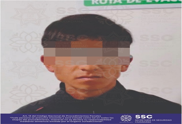 Asegura SSC a un sujeto por portación ilegal de arma de fuego en Tizatlán, Tlaxcala