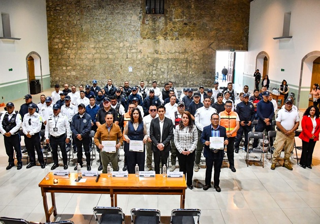 Fortalece gobierno de Huamantla la formación policial con capacitación en materia anticorrupción