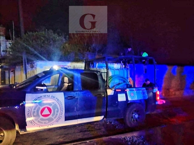 Sofocan corporaciones municipales incendio en predio de Apizaco