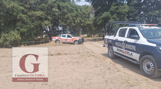 Hallan cadáver en estado de descomposición en barranca de Papalotla