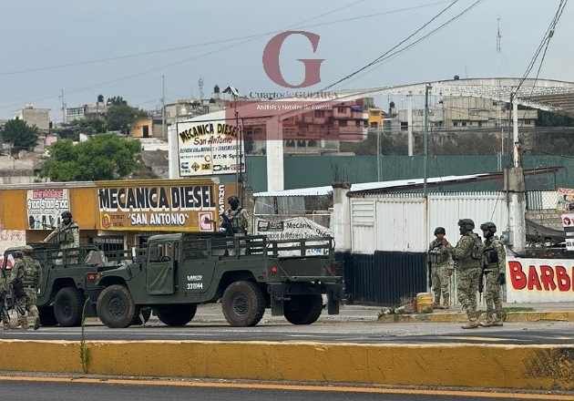 Fuerte operativo de seguridad en Calpulalpan tras reporte de sujetos armados