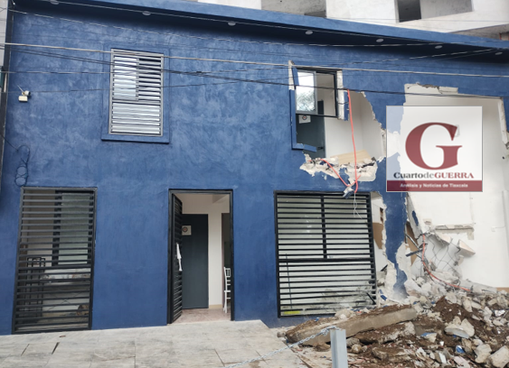 Derriban casa y presumen altas influencias, en Tlaxcala