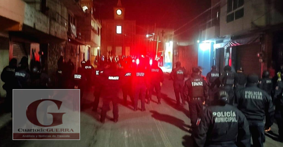 Fuerzas de seguridad rescatan a presunto ladrón en Cuahuixmatlac, Chiautempan; pobladores amagaban con lincharlo