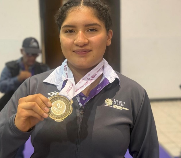 Conquista Natalia Padilla oro en judo en Olimpiada Nacional