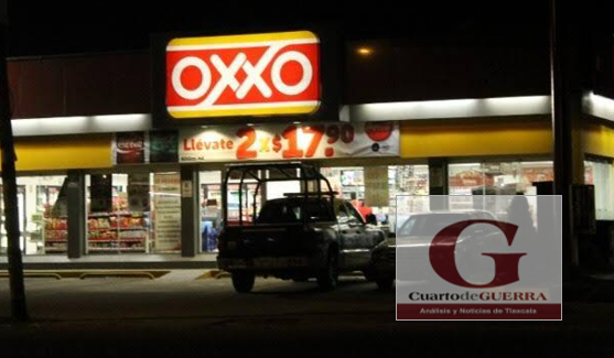 Roba sujeto dinero en efectivo de tienda de conveniencia en la capital de Tlaxcala