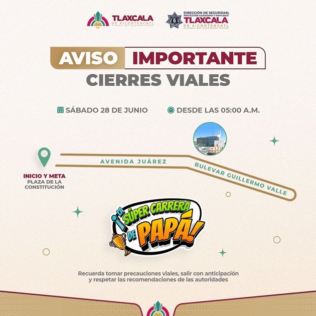 Dirección de Seguridad capitalina desplegará operativo vial este sábado por ‘La Súper Carrera del papá’