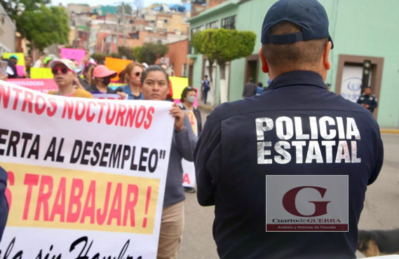 Atienden a manifestantes de establecimientos en mesa de trabajo