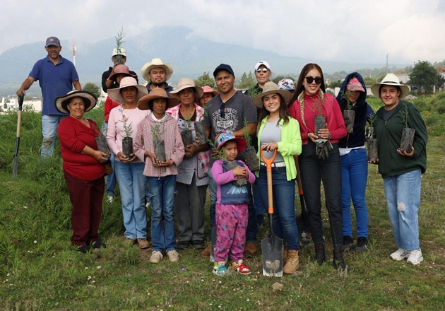 Huamantla concluye con éxito las Jornadas de Reforestación Comunitaria 2025