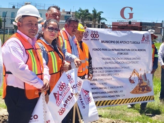 Inician en Apizaco obras de rehabilitación de drenaje; vecinos celebran respuesta a vieja demanda