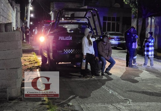 Vecinos de Apetatitlán se organizan ante inacción policial; buscan a ladrones que escaparon