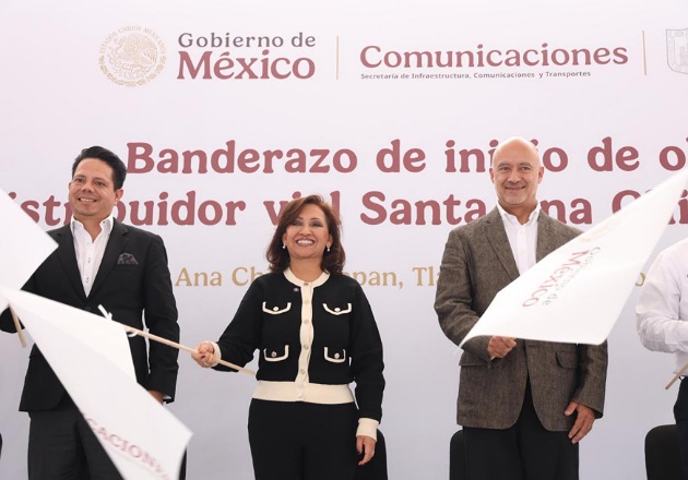 Construcción del Distribuidor Vial Santa Ana Chiautempan estará listo en septiembre del 2026