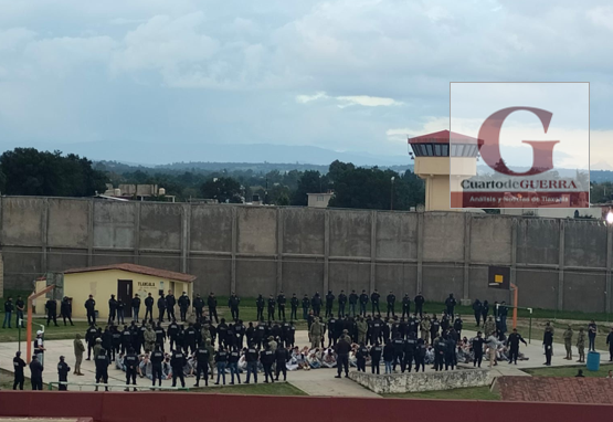 Aseguran celulares y cristal en operativo en el Cereso de Apizaco