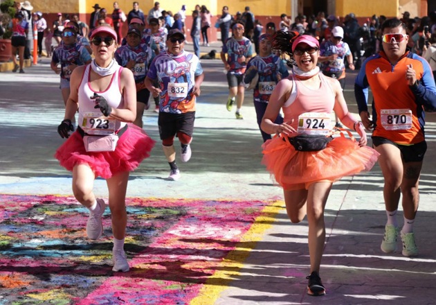 Huamantla se llena de alegría y emoción con la Carrera de Colores 2025
