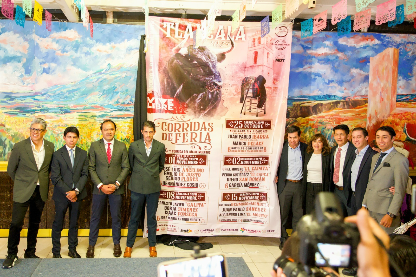 Presentan cartel taurino de 'Tlaxcala, la Feria de Ferias 2025'