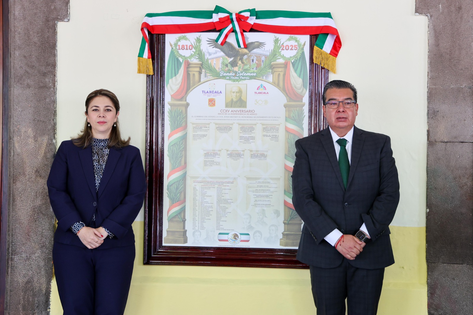 Ayuntamiento de Tlaxcala inicia conmemoración por el 215 aniversario de la Independencia de México