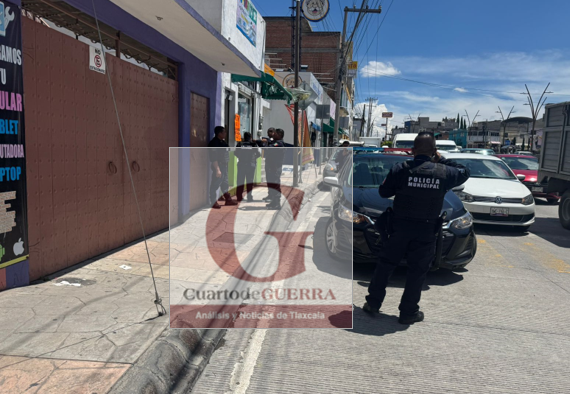 Vecinos de San Hipólito Chimalpa, Tlaxcala, frustran robo a casa-habitación y retienen a presunto ladrón