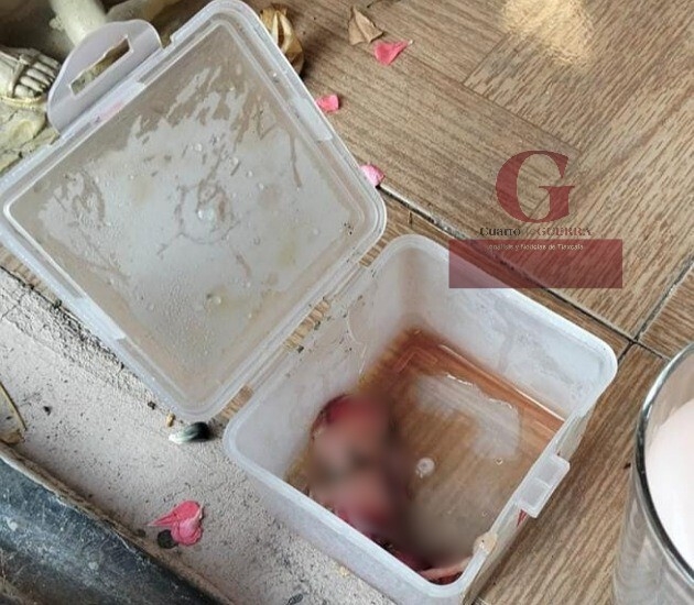 Hallan feto de siete meses en el drenaje de una vivienda en Huamantla