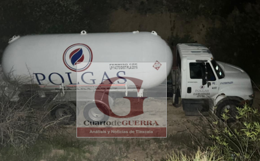 Aseguran pipa clandestina de Gas LP conectada a ducto en Calpulalpan