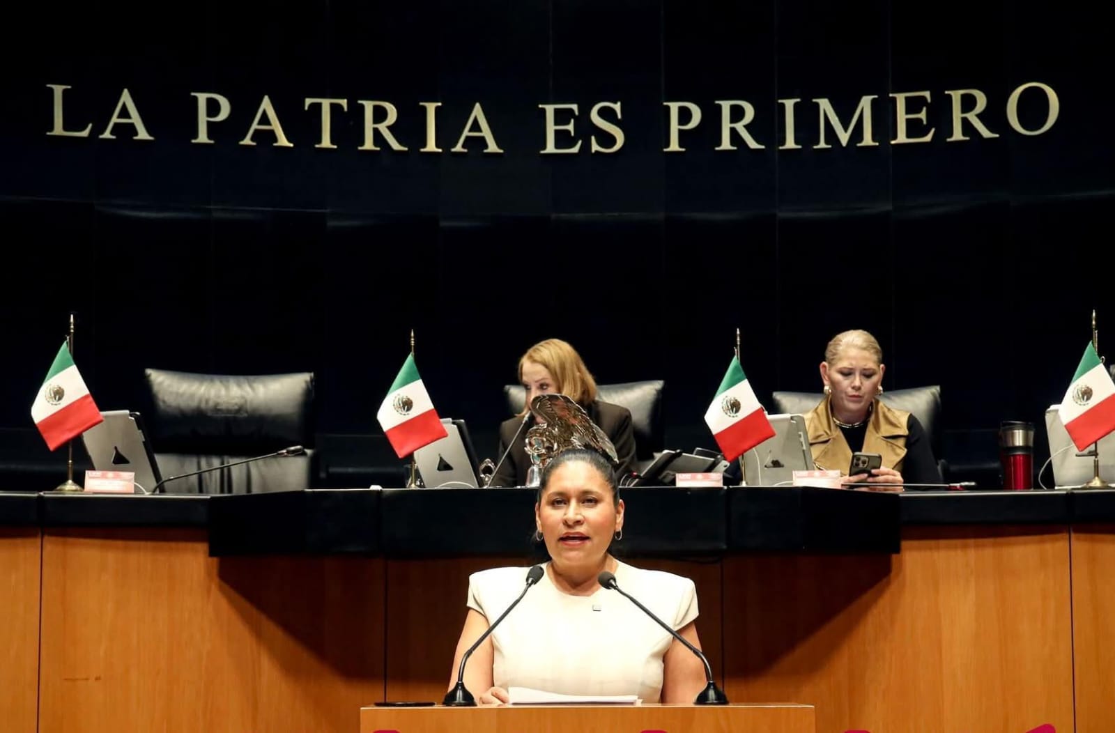 Ana Lilia Rivera presenta iniciativa en el Senado para reivindicar la memoria de Felipe Santiago Xicohténcatl