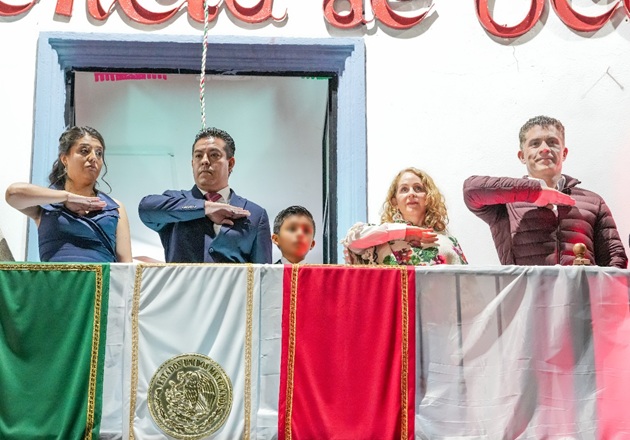 Ocotlán recibe con entusiasmo al alcalde Alfonso Sánchez García en fiesta alusiva al aniversario de la Independencia