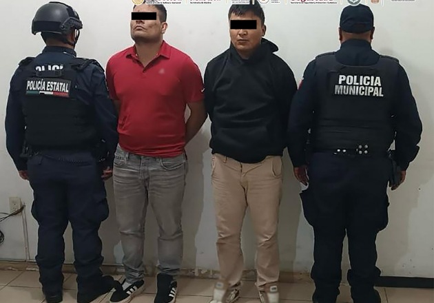 Detienen a dos objetivos delincuenciales prioritarios, uno de ellos jefe de plaza en el Edomex