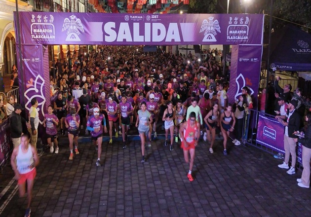 Más de 3 mil corredores celebraron los 500 años de la Ciudad, con el Medio Maratón Internacional Tlaxcallan
