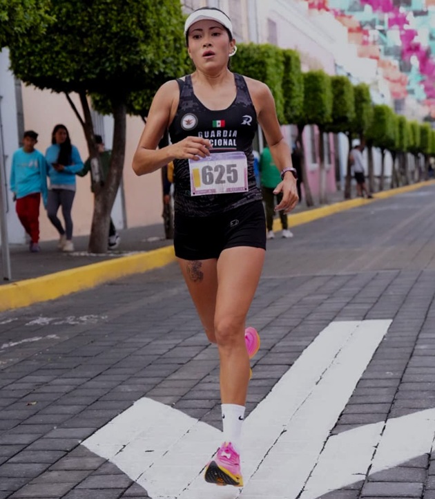 Sargento de la Guardia Nacional gana 2º lugar en Medio Maratón Internacional Tlaxcallan