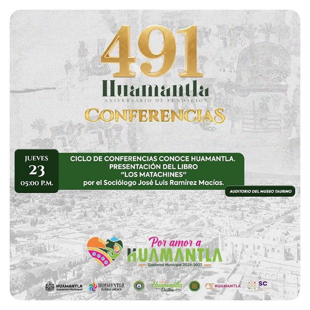 Presentarán el libro ‘Los Matachines’ en el marco del 491 aniversario de la fundación de Huamantla